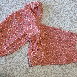 Floral Pink Women's Blouse
